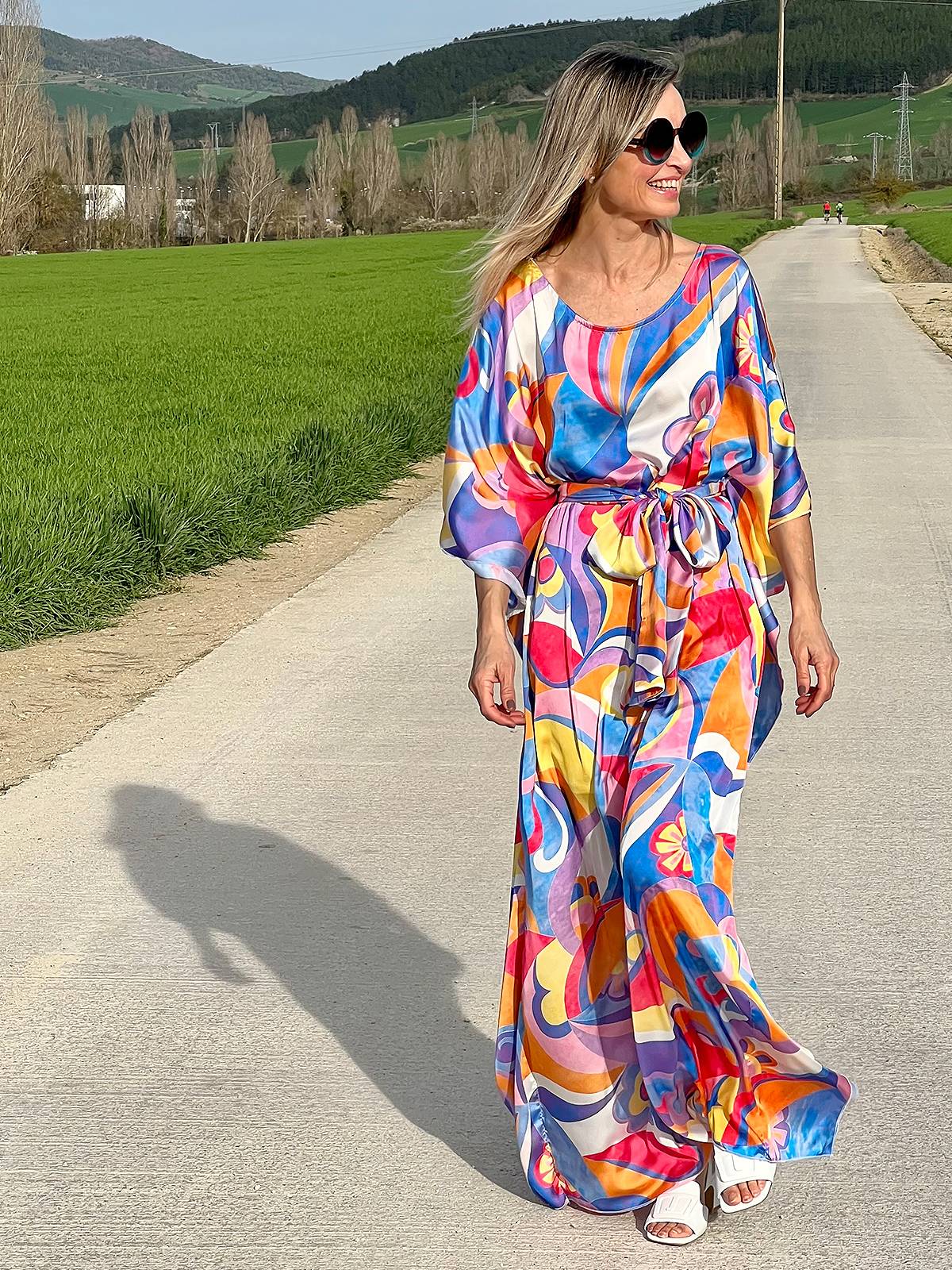 Vestido Kaftan satin - Imagen 2