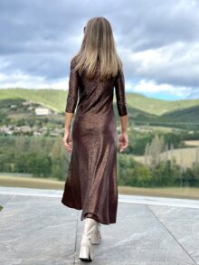 Vestido Marga slim bronce - Thumbnail Image 3