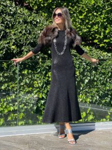 Vestido Marga slim negro - Thumbnail Image 2