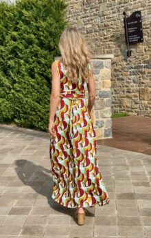 Vestido Fifi Geométrico - Thumbnail Image 4