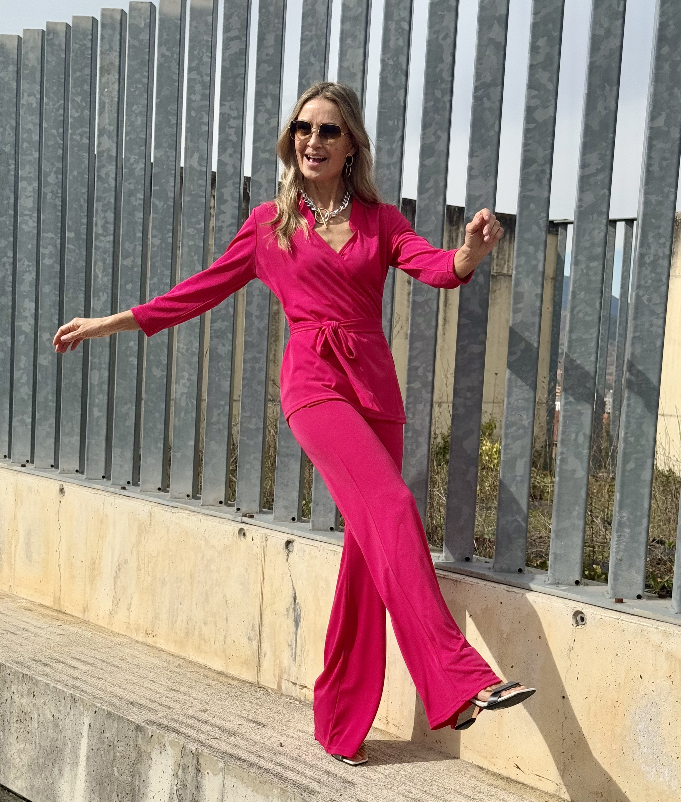 Conjunto Marie fucsia - Imagen 5